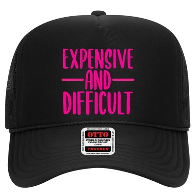 Cute Expensive And Difficult Funny Womens Teens Bougee Hat
