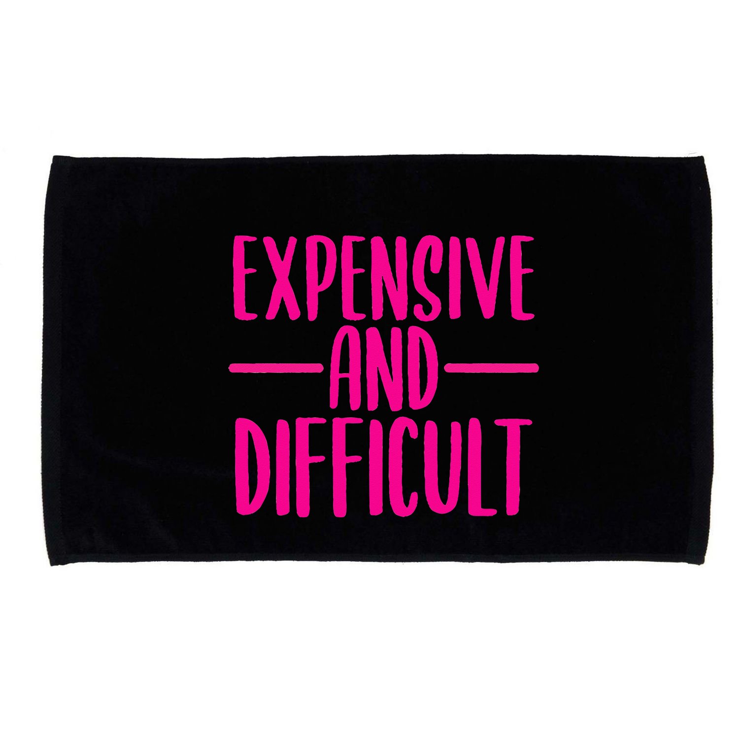 Cute Expensive And Difficult Funny Womens Teens Bougee Microfiber Hand Towel
