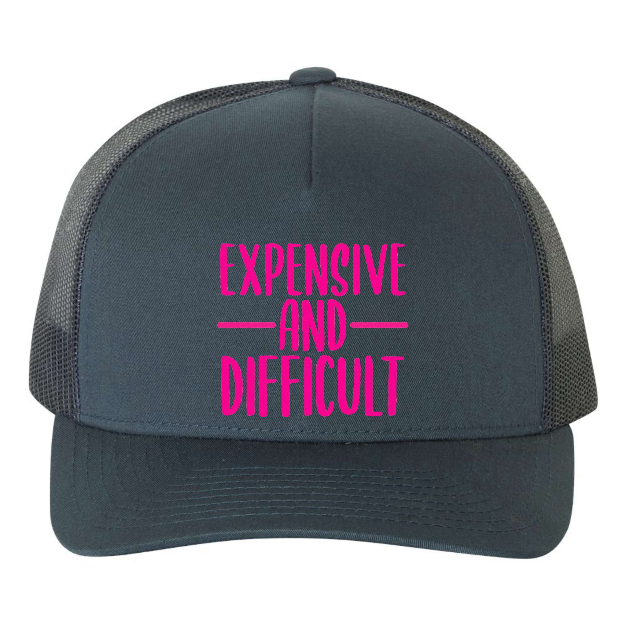 Cute Expensive And Difficult Funny Womens Teens Bougee Yupoong Adult 5-Panel Trucker Hat