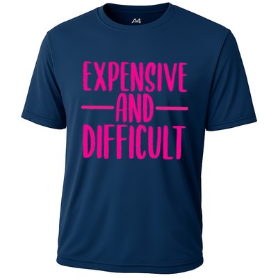 Cute Expensive And Difficult Funny Womens Teens Bougee Performance Shirt