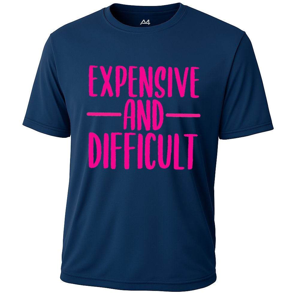 Cute Expensive And Difficult Funny Womens Teens Bougee Performance Shirt