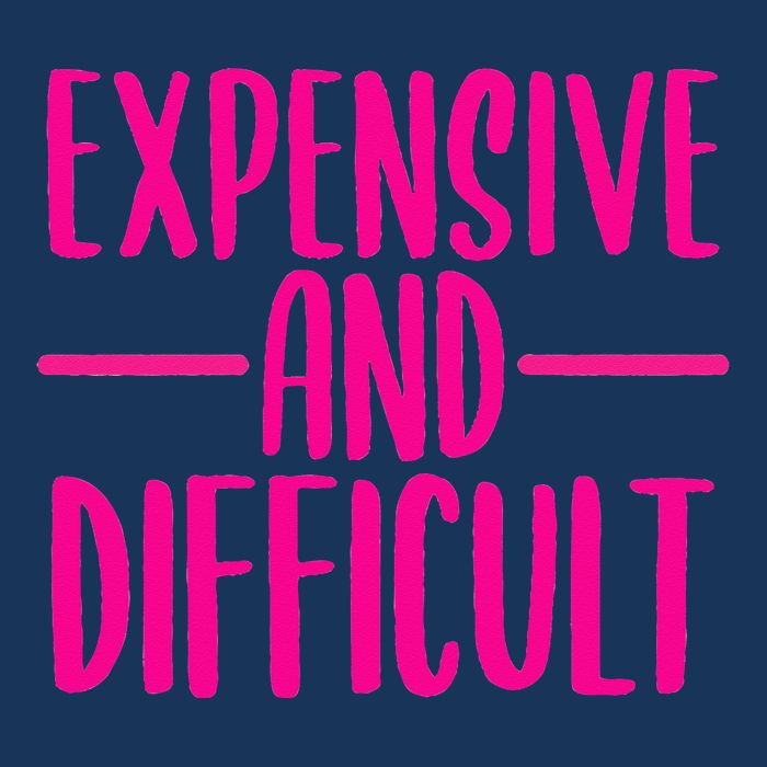 Cute Expensive And Difficult Funny Womens Teens Bougee Button