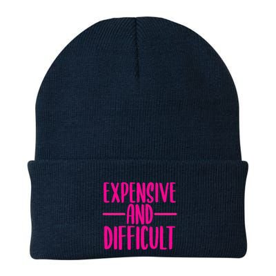 Cute Expensive And Difficult Funny Womens Teens Bougee Beanie