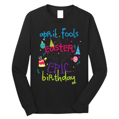 Cute Easter April Fools Birthday Gift Long Sleeve Shirt