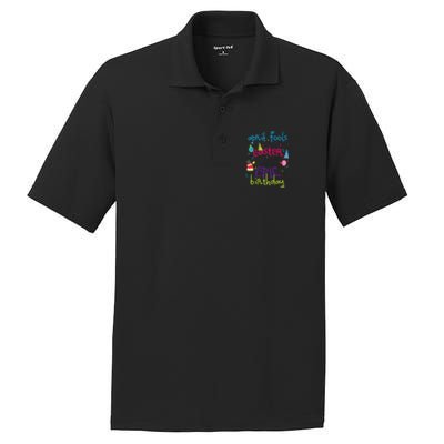 Cute Easter April Fools Birthday Gift PosiCharge RacerMesh Polo