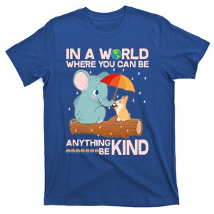 Cute Elephant And Corgi Be Kind T-Shirt