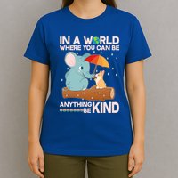 Cute Elephant And Corgi Be Kind T-Shirt
