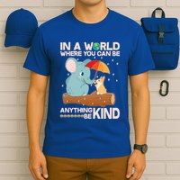 Cute Elephant And Corgi Be Kind T-Shirt