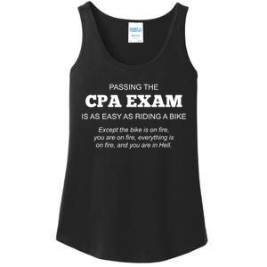 CPA Exam Accounting Major Certified Public Gift For Accountant Ladies Essential Tank