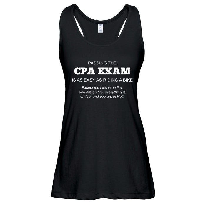 CPA Exam Accounting Major Certified Public Gift For Accountant Ladies Essential Flowy Tank