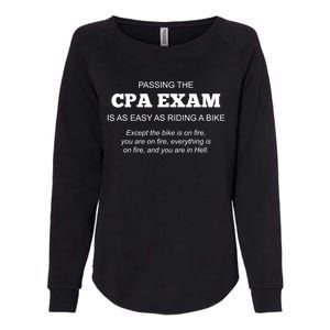 CPA Exam Accounting Major Certified Public Gift For Accountant Womens California Wash Sweatshirt