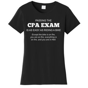 CPA Exam Accounting Major Certified Public Gift For Accountant Women's T-Shirt