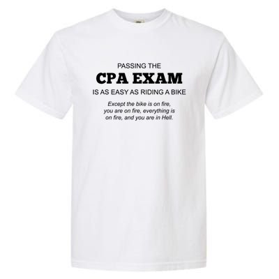 CPA Exam Accounting Major Certified Public Gift For Accountant Garment-Dyed Heavyweight T-Shirt