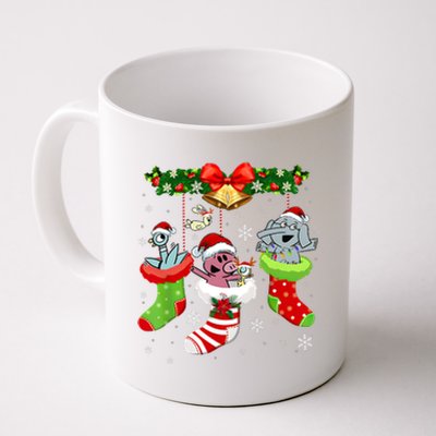 Cute Elephant And Piggie Christmas Coffee Mug