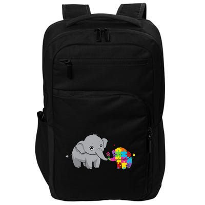 Cute Elephant Autism Awareness Impact Tech Backpack