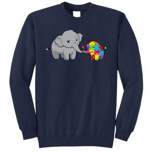 Cute Elephant Autism Awareness Tall Sweatshirt