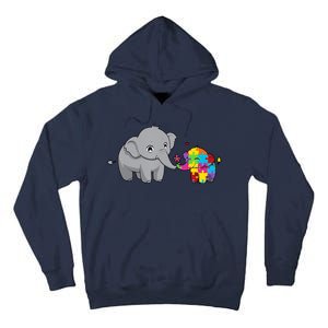 Cute Elephant Autism Awareness Tall Hoodie