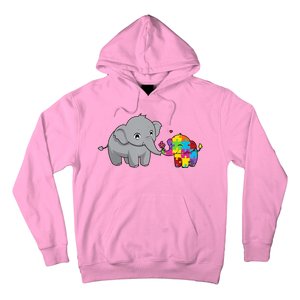 Cute Elephant Autism Awareness Hoodie