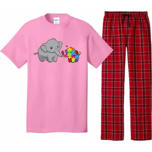 Cute Elephant Autism Awareness Pajama Set