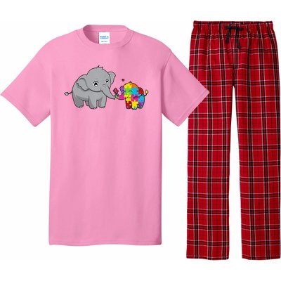 Cute Elephant Autism Awareness Pajama Set