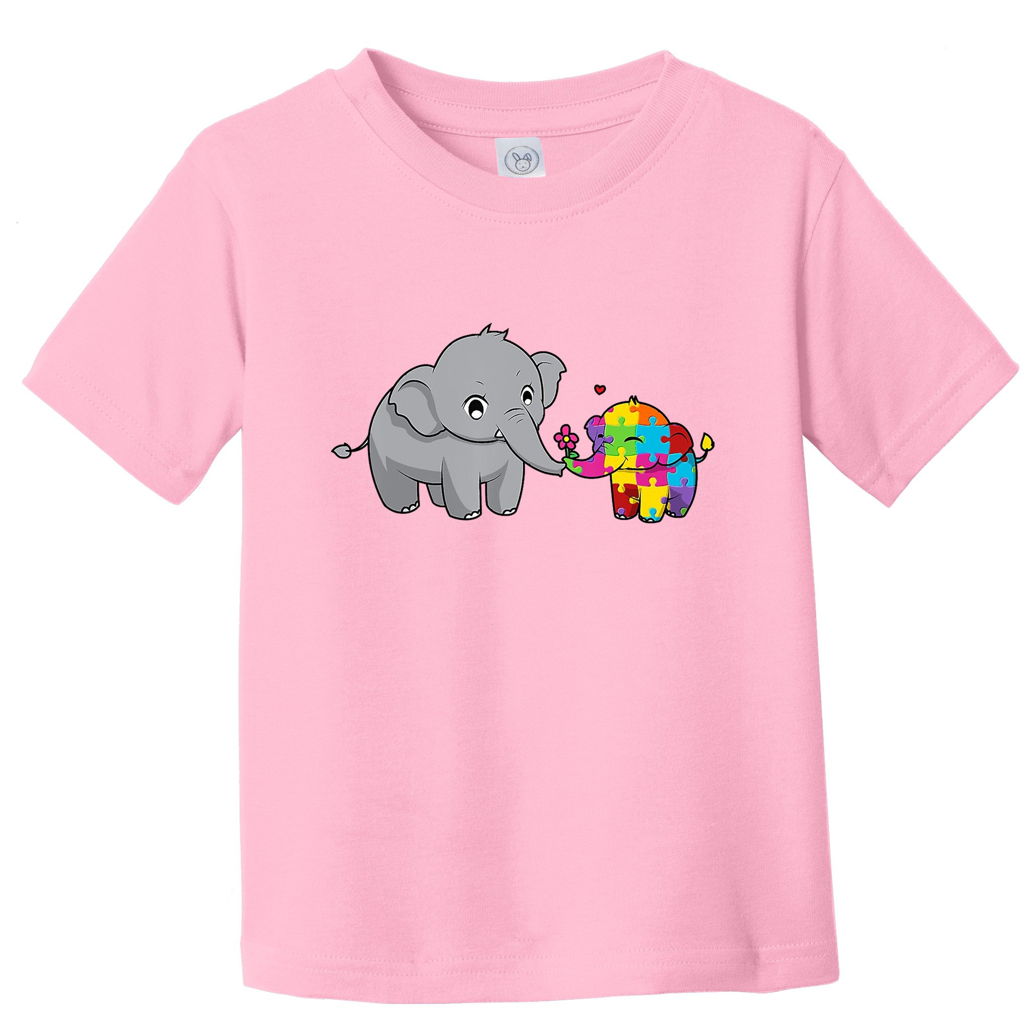 Cute Elephant Autism Awareness Toddler T-Shirt