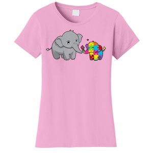 Cute Elephant Autism Awareness Women's T-Shirt