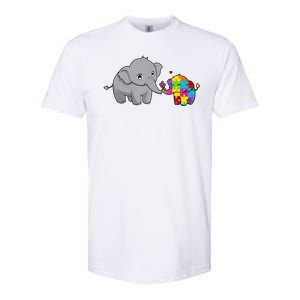 Cute Elephant Autism Awareness Softstyle CVC T-Shirt