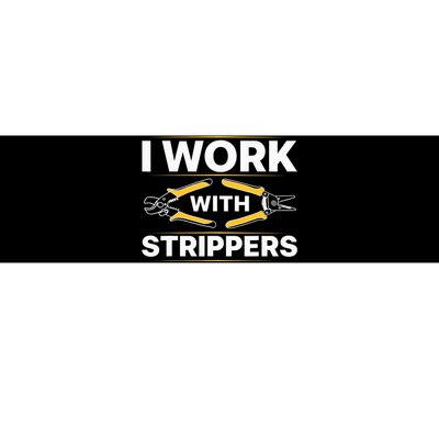 Cool Electrician Art Lineman Electrical Work Tools Bumper Sticker