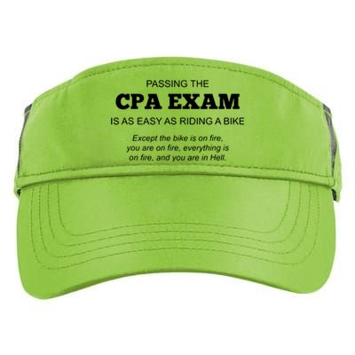 CPA Exam Accounting Major Certified Public Accountant Adult Drive Performance Visor