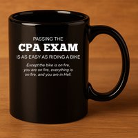 CPA Exam Accounting Major Certified Public Accountant 11oz C Handle Ceramic Mug