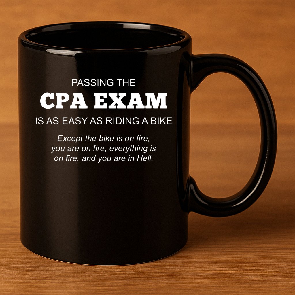 CPA Exam Accounting Major Certified Public Accountant 11oz C Handle Ceramic Mug