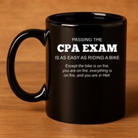 CPA Exam Accounting Major Certified Public Accountant 11oz C Handle Ceramic Mug