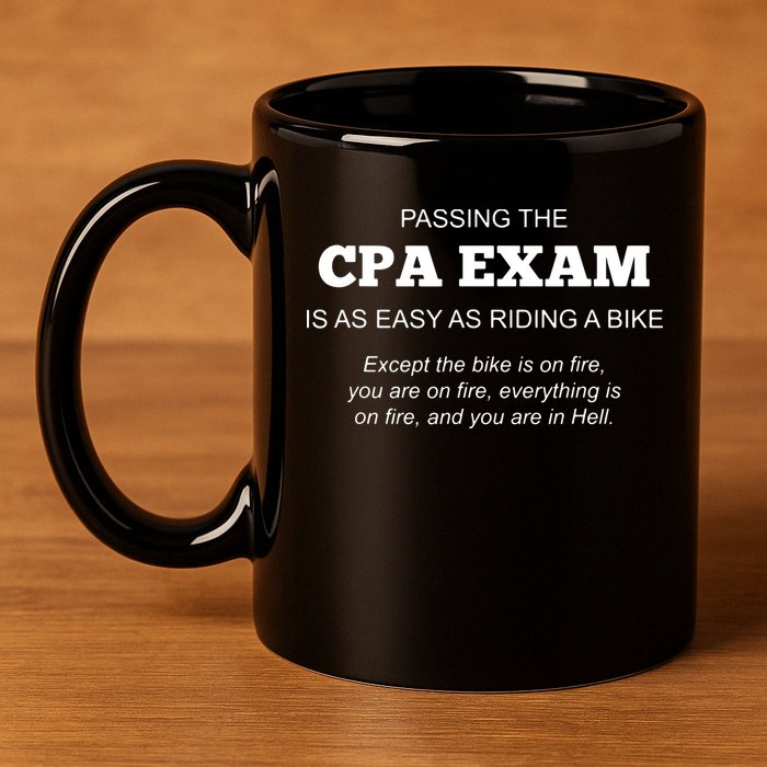 CPA Exam Accounting Major Certified Public Accountant 11oz C Handle Ceramic Mug