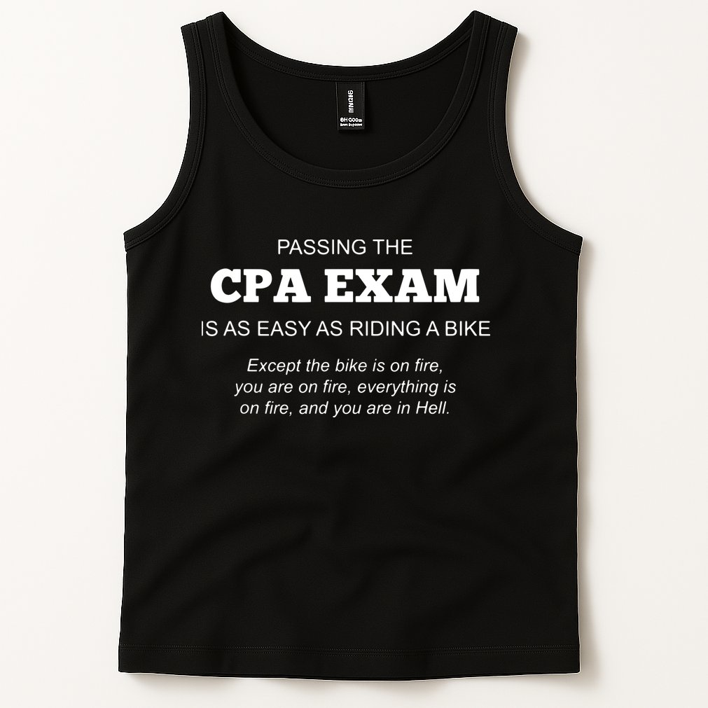 CPA Exam Accounting Major Certified Public Accountant Tank Top