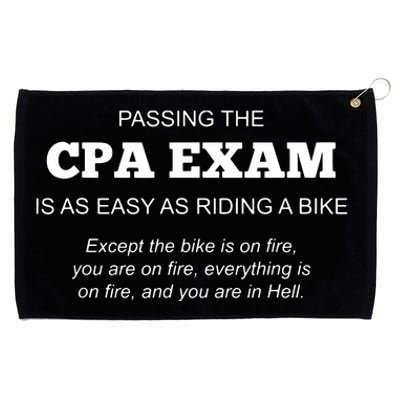 CPA Exam Accounting Major Certified Public Accountant Grommeted Golf Towel