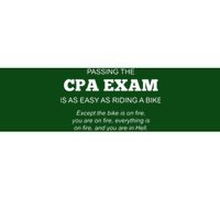 CPA Exam Accounting Major Certified Public Accountant Bumper Sticker