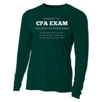 CPA Exam Accounting Major Certified Public Accountant Cooling Performance Long Sleeve Crew