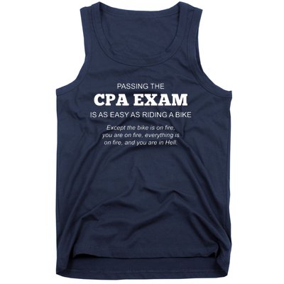 CPA Exam Accounting Major Certified Public Accountant Tank Top