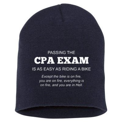 CPA Exam Accounting Major Certified Public Accountant Short Acrylic Beanie