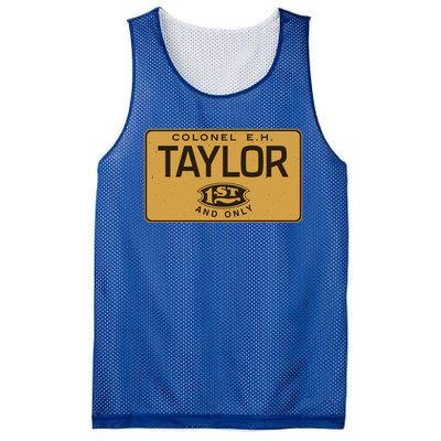 Colonel EH Bourbon Whiskey Badge Premium Mesh Reversible Basketball Jersey Tank