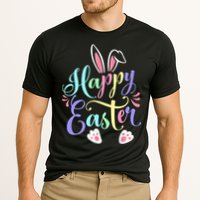 Cute Easter Bunny Face Funny Happy Easter Day Performance Shirt