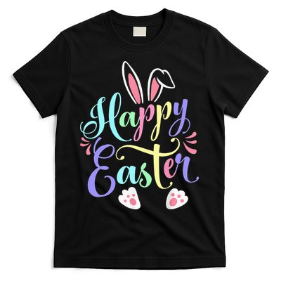 Cute Easter Bunny Face Funny Happy Easter Day T-Shirt