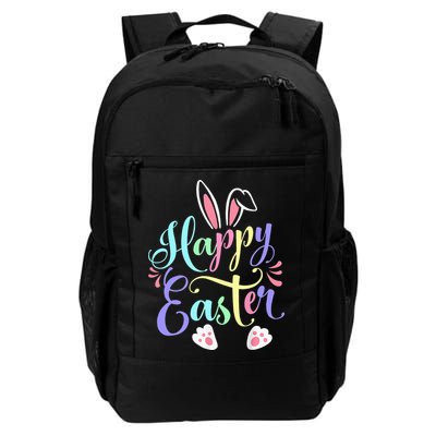 Cute Easter Bunny Face Funny Happy Easter Day Backpack