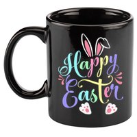 Cute Easter Bunny Face Funny Happy Easter Day 11oz C Handle Ceramic Mug