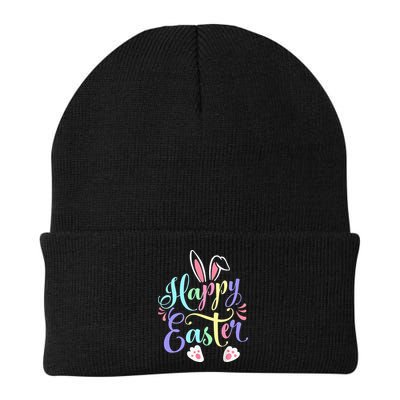 Cute Easter Bunny Face Funny Happy Easter Day Beanie