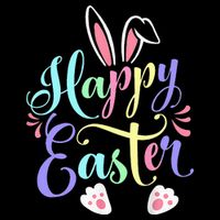 Cute Easter Bunny Face Funny Happy Easter Day Youth Performance Sprint T-Shirt