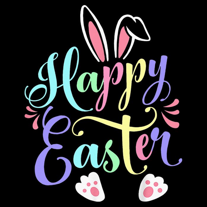 Cute Easter Bunny Face Funny Happy Easter Day Youth Performance Sprint T-Shirt