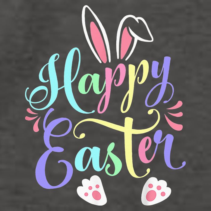 Cute Easter Bunny Face Funny Happy Easter Day Vector Backpack