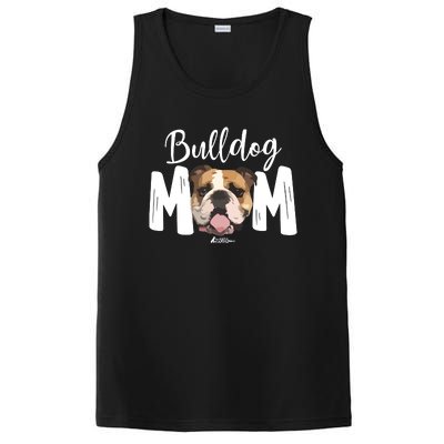 Cute English Bulldog Mom Top Funny Dog Walking For Women PosiCharge Competitor Tank