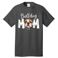 Cute English Bulldog Mom Top Funny Dog Walking For Women Tall T-Shirt